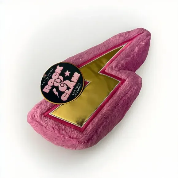 FAO Schwarz Rock & Glam Lightning Bolt 10” Plush Figure Stuffed Toy NWT - Picture 2 of 3